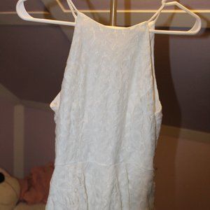 White Spaghetti Strap Dress